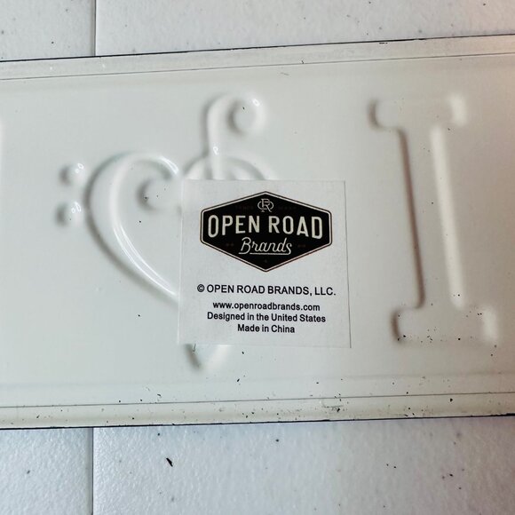 I Love Music Retro Vintage Look Metal Sign Wall Art Home Decor Raised Letters - Picture 5 of 9